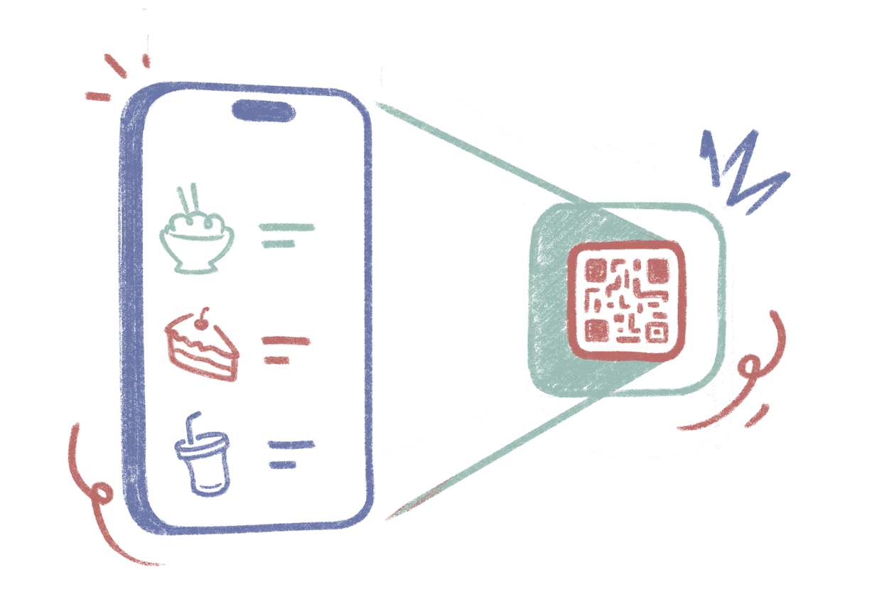 QR Code Illustration